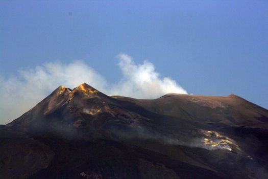 Etna Erurupting