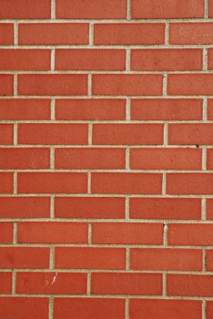 background of red brick wall and wooden shutter