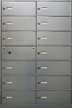 Mail Boxes in basement of office building