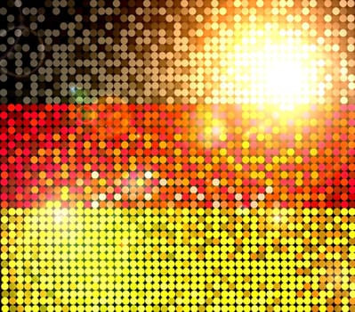 sparkling flag of germany