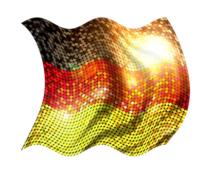 sparkling flag of germany