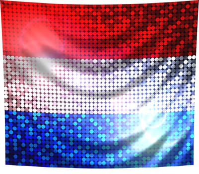 sparkling flag of netherlands