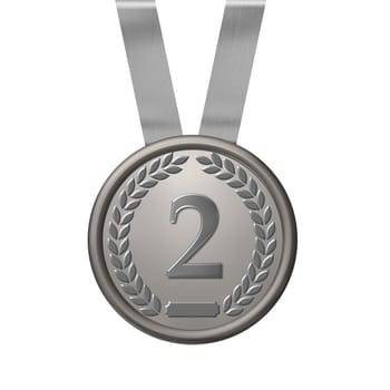 illustration of a silver medal