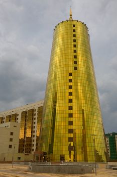 Modern Building. Astana, capital of Kazakhstan. July 2008