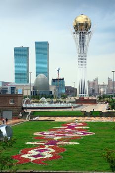 City landscape. Astana, Kazakhstan, july 2008