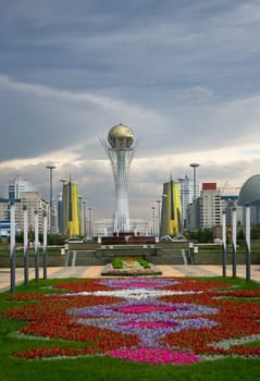 City landscape. Astana, capital of Kazakhstan Republic, july 2008