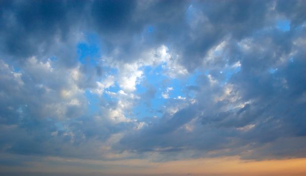 colorful sky at sunset