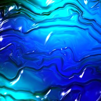 An illustration of a blue liquid.