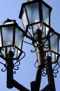 detail of lamp post