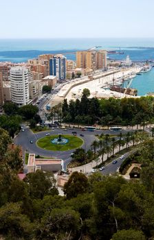 View To Malaga, Andalusia, Spain