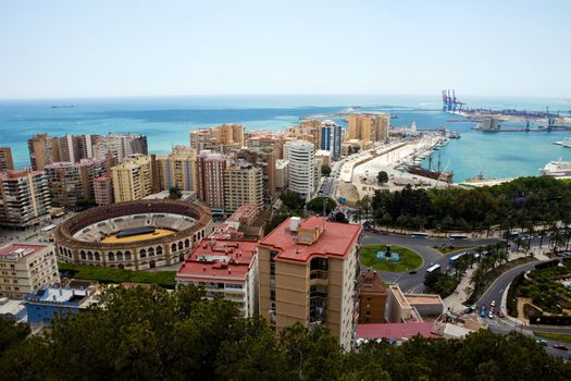 View To Malaga, Andalusia, Spain