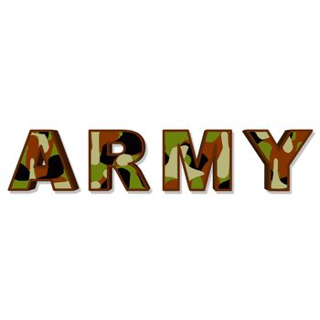 an illustration of the word army