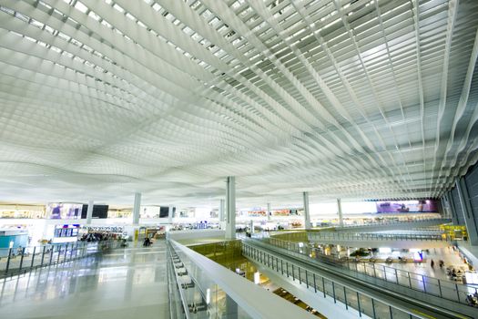 China; Hong Kong international airport main hall