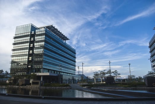 it is a office building in Hong Kong science park.