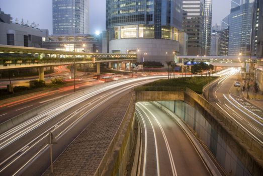 Traffic in Hong kong