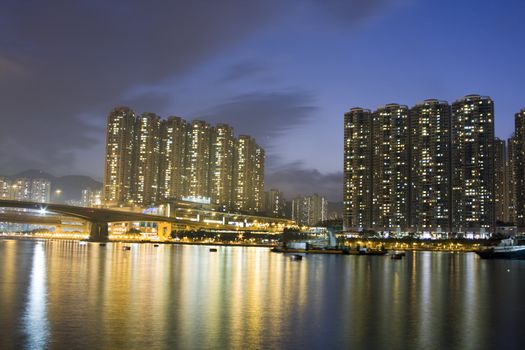 Hong Kong public housing apartment block