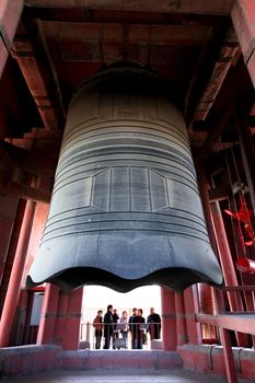 The official city bell tower of Beijing China