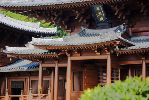 It IS Chi Lin Nunnery in Hong Kong.