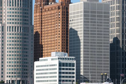 view of Detroit skyline from Windsor, Ontario