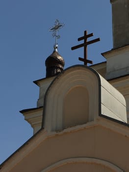 top of orthodox church in Drohiczyn Poland