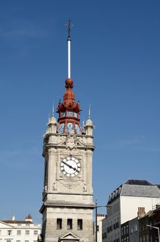 The clock tower on Margate sea front