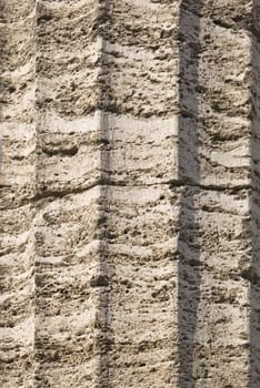 Close-up of an ancient column, texture