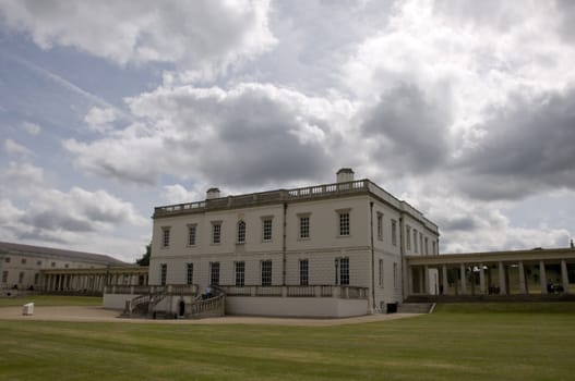 A big white building in london, England