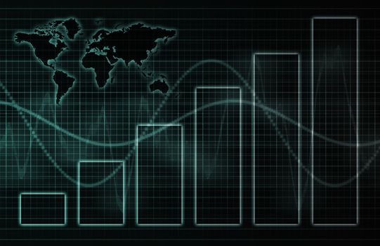 A Global Business Abstract Background Art Texture