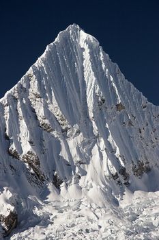 Nevada Piramide summit. Cordillera Blanca, Peru.