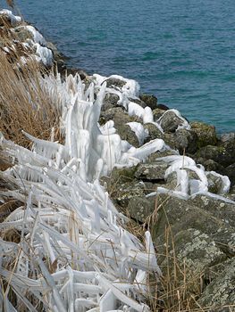 snow and water