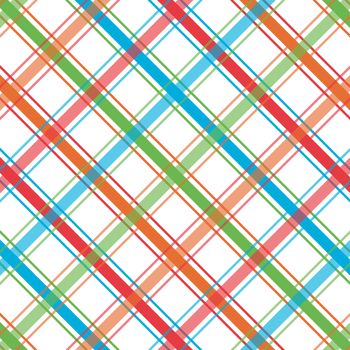 Plaid background pattern in bright summer colors