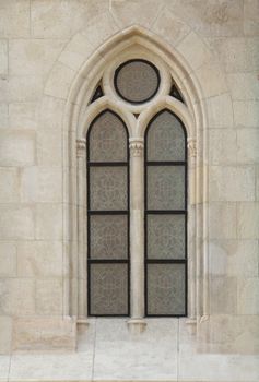 Gothic style church, decorated window.