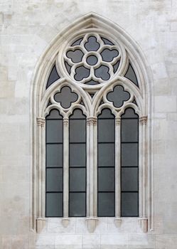 Gothic style church, decorated window.