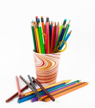 colored pencils