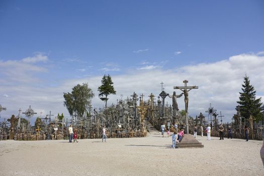 Crosses on a hill, Lithuania