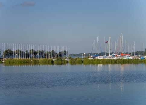 Harbour Of Sailing Boats