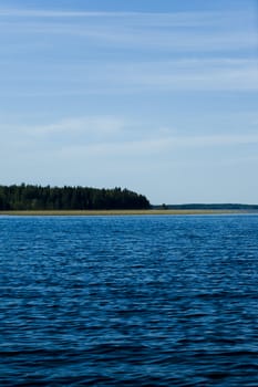 Lake in a summer day (location Finland)