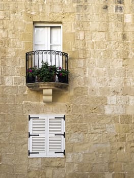Medieval home in the city of Mdina in Malta