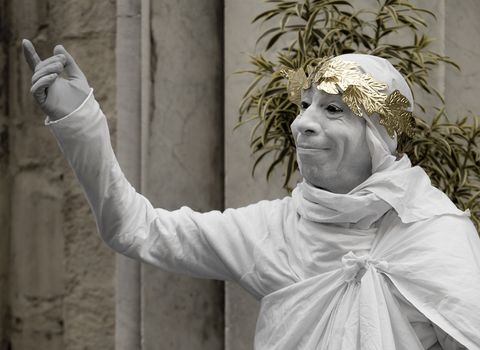 VALLETTA, MALTA - FEB 13 - Scenes and moments from the International Carnival of Malta on Saturday February 13th 2010