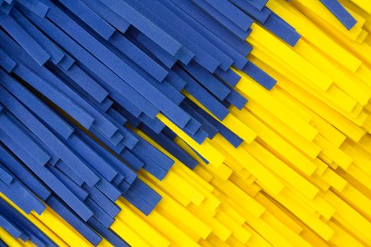 yellow and blue strip facture of car wash brush