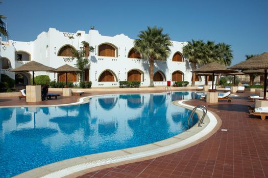 Mediterranean resort with swimming pool