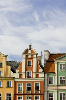 Marketplace buildings in Wroclaw (Poland)