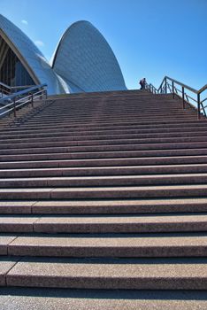 Detail of the Sydney Opera House, Australia, 2009