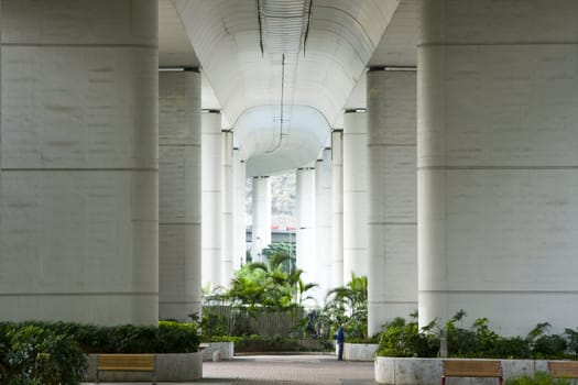 it is a place under the car bridge