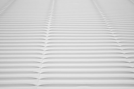 White Corrugated Cardboard Detail Macro