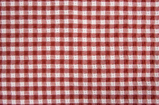 Red and White Checkered Picnic Blanket Detail