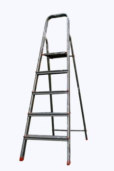 Step ladder isolated on white background
