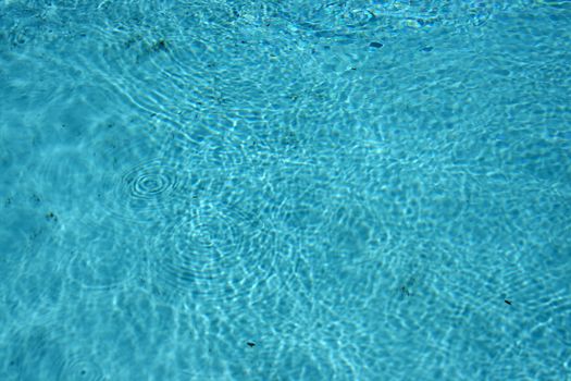 detail of pool water