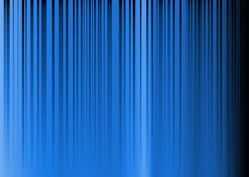 Cobalt blue abstract background with vertcal stripes of gradient