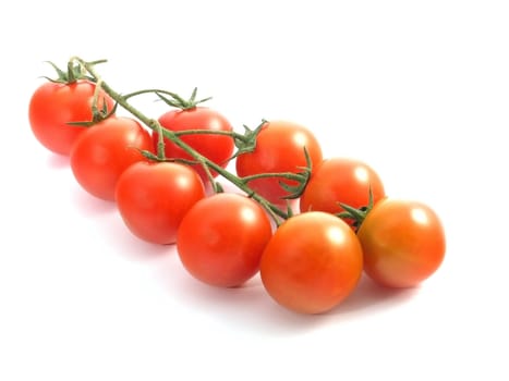 Ripe red tomatoes on  white background (500g)